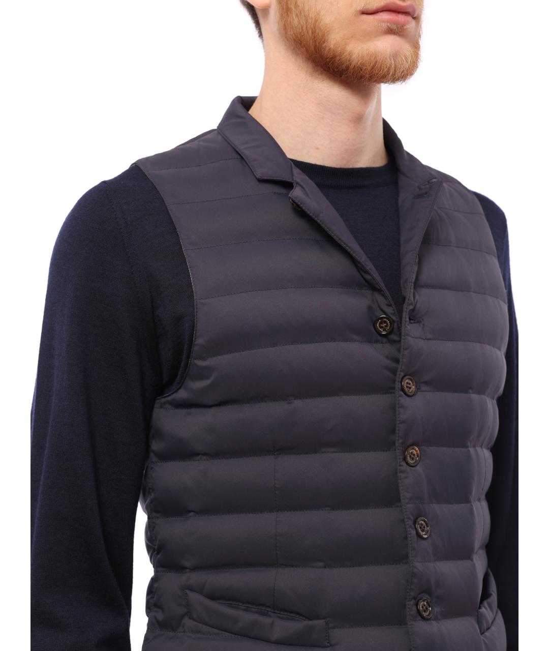 BRUNELLO CUCINELLI Серый полиамидовый жилет, фото 3