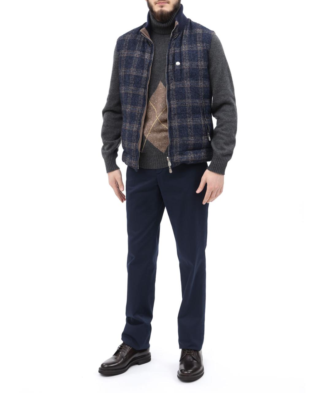 BRUNELLO CUCINELLI Бежевый шерстяной жилет, фото 4