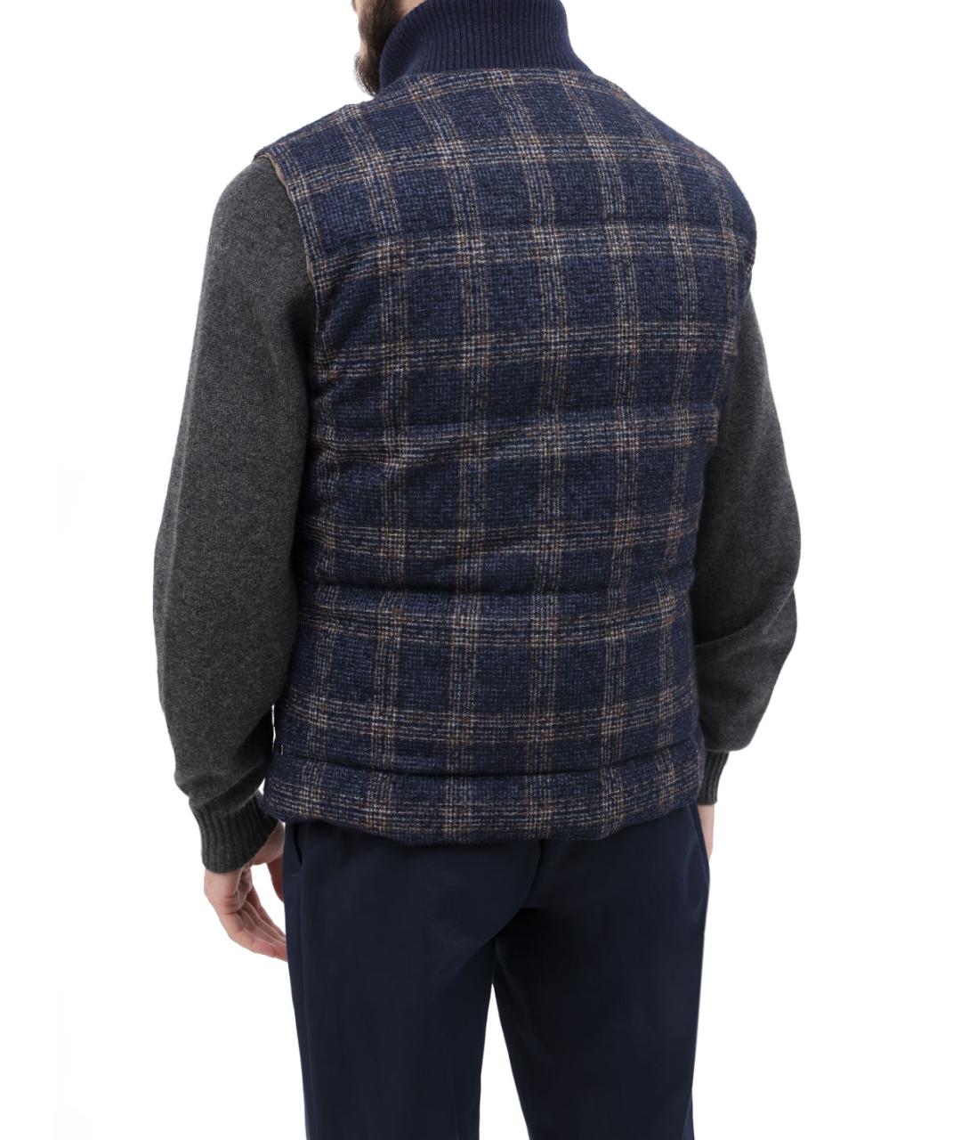 BRUNELLO CUCINELLI Бежевый шерстяной жилет, фото 3