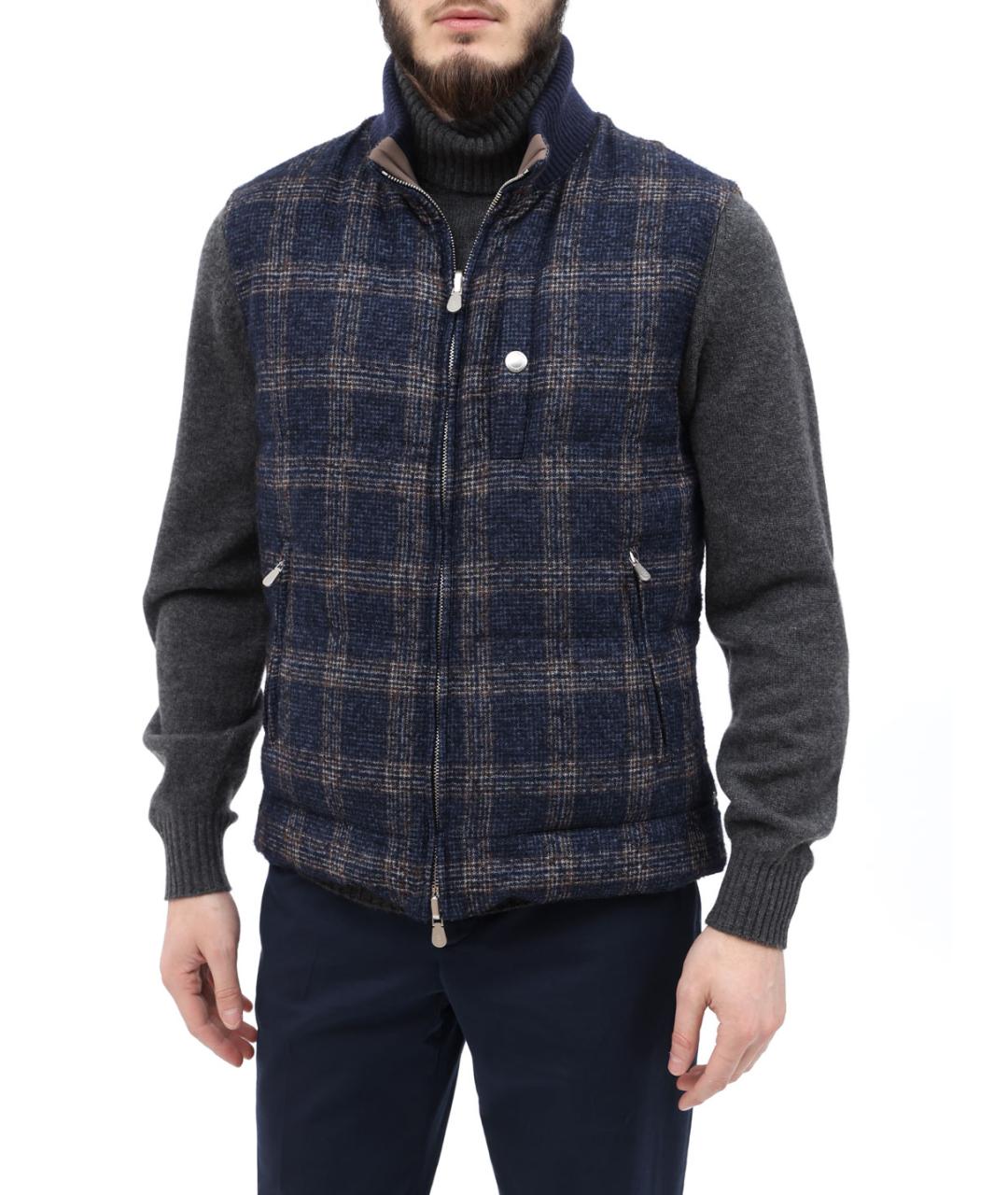 BRUNELLO CUCINELLI Бежевый шерстяной жилет, фото 2