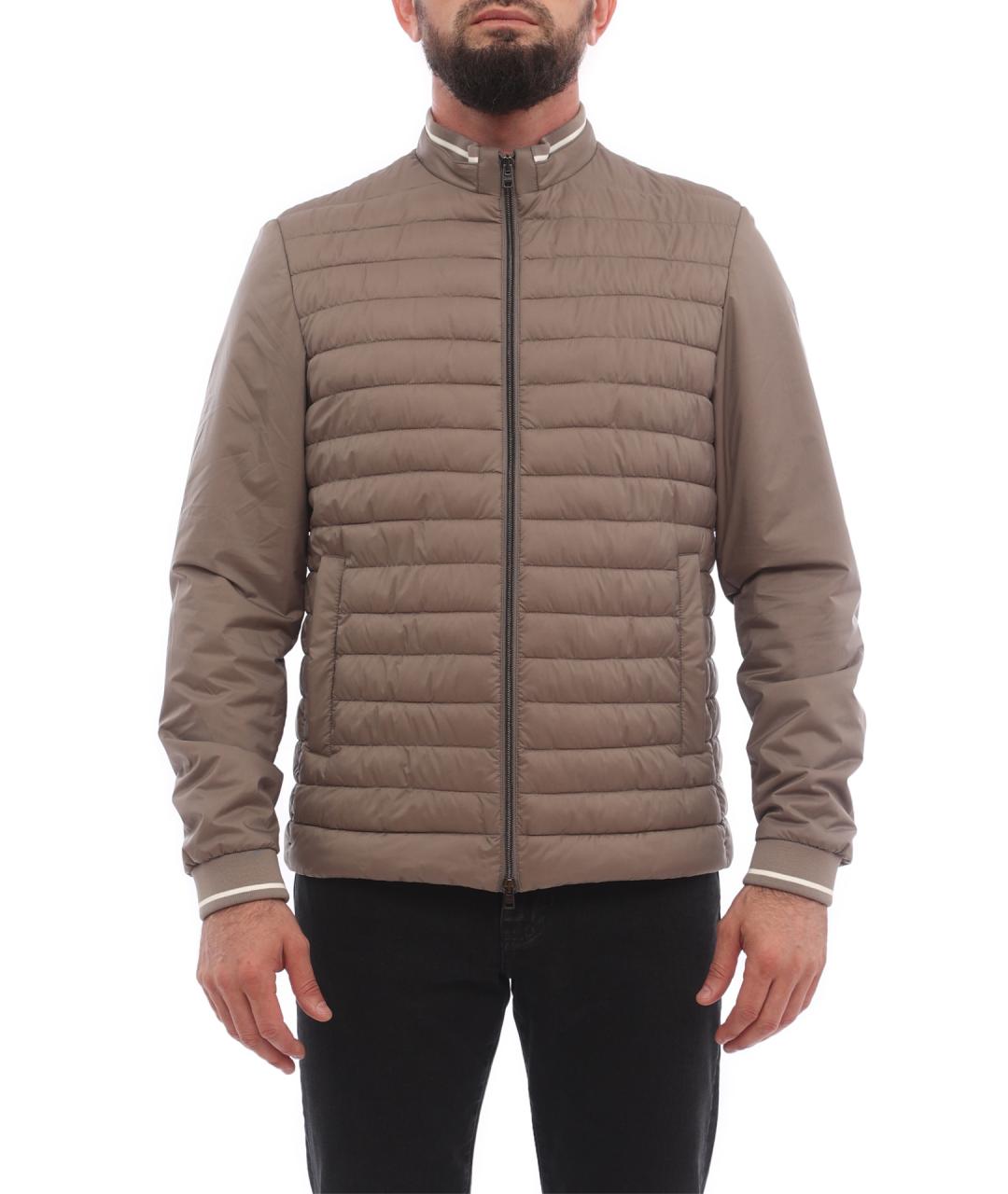 HERNO Коричневая полиамидовая куртка, фото 2