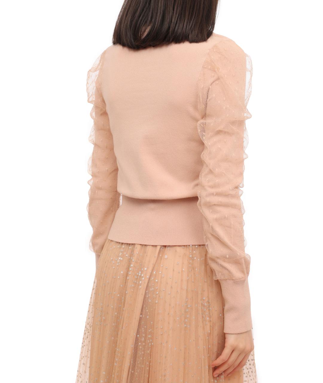 VALENTINO Розовый вискозный джемпер / свитер, фото 5