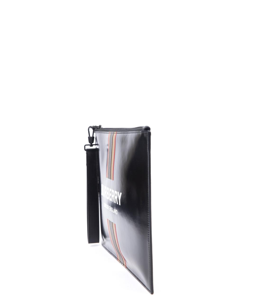 BURBERRY Черная папка для документов из искусственной кожи, фото 2