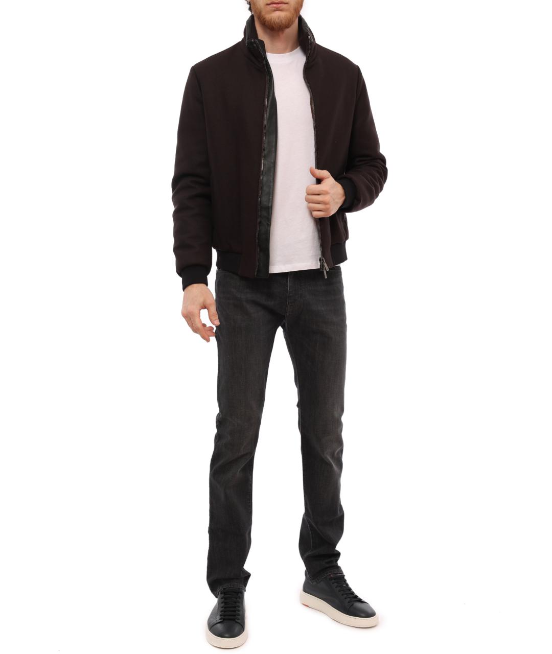 SAINT LAURENT Черная полиамидовая куртка, фото 7