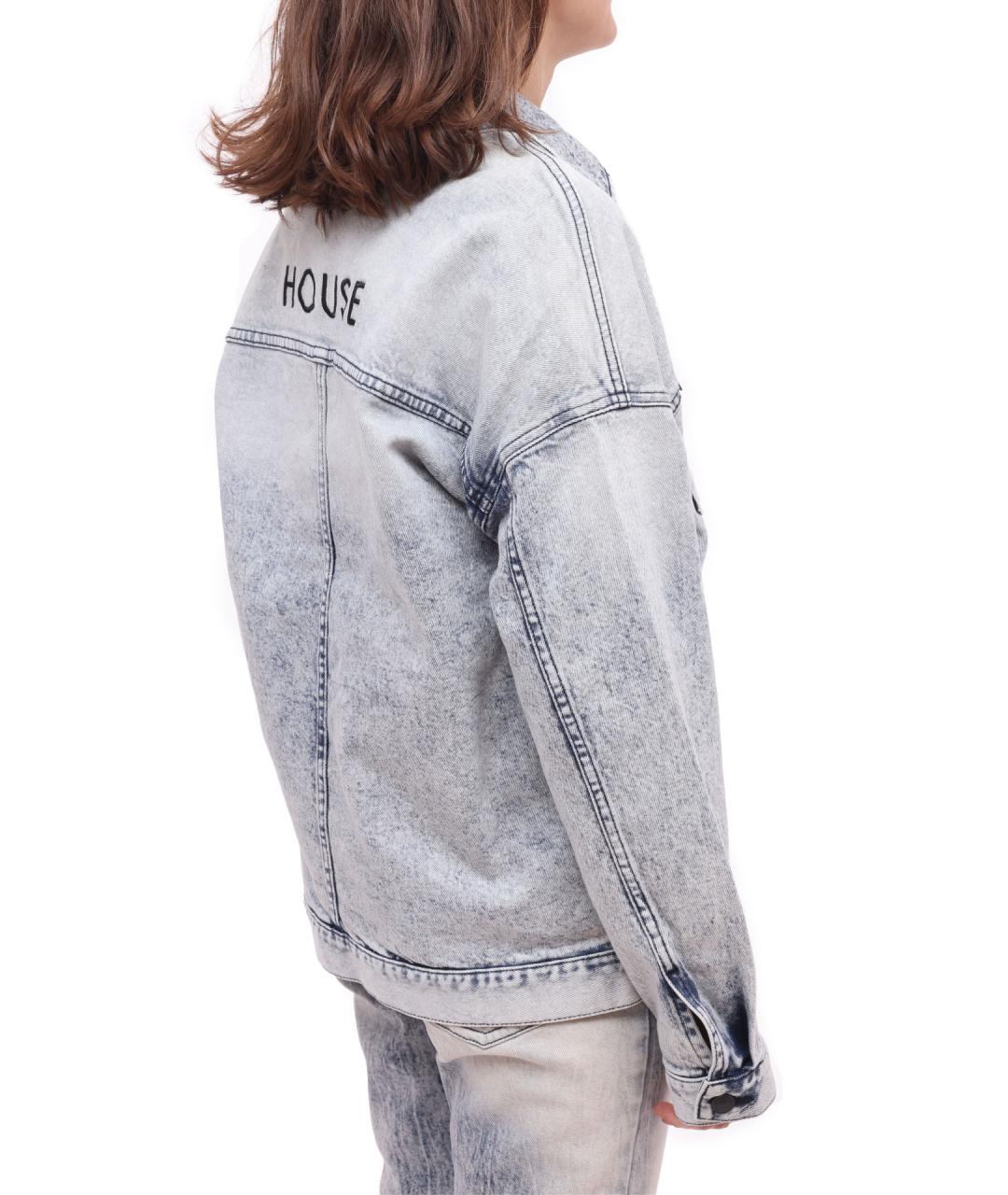 ARMANI EXCHANGE Синяя хлопковая куртка, фото 2