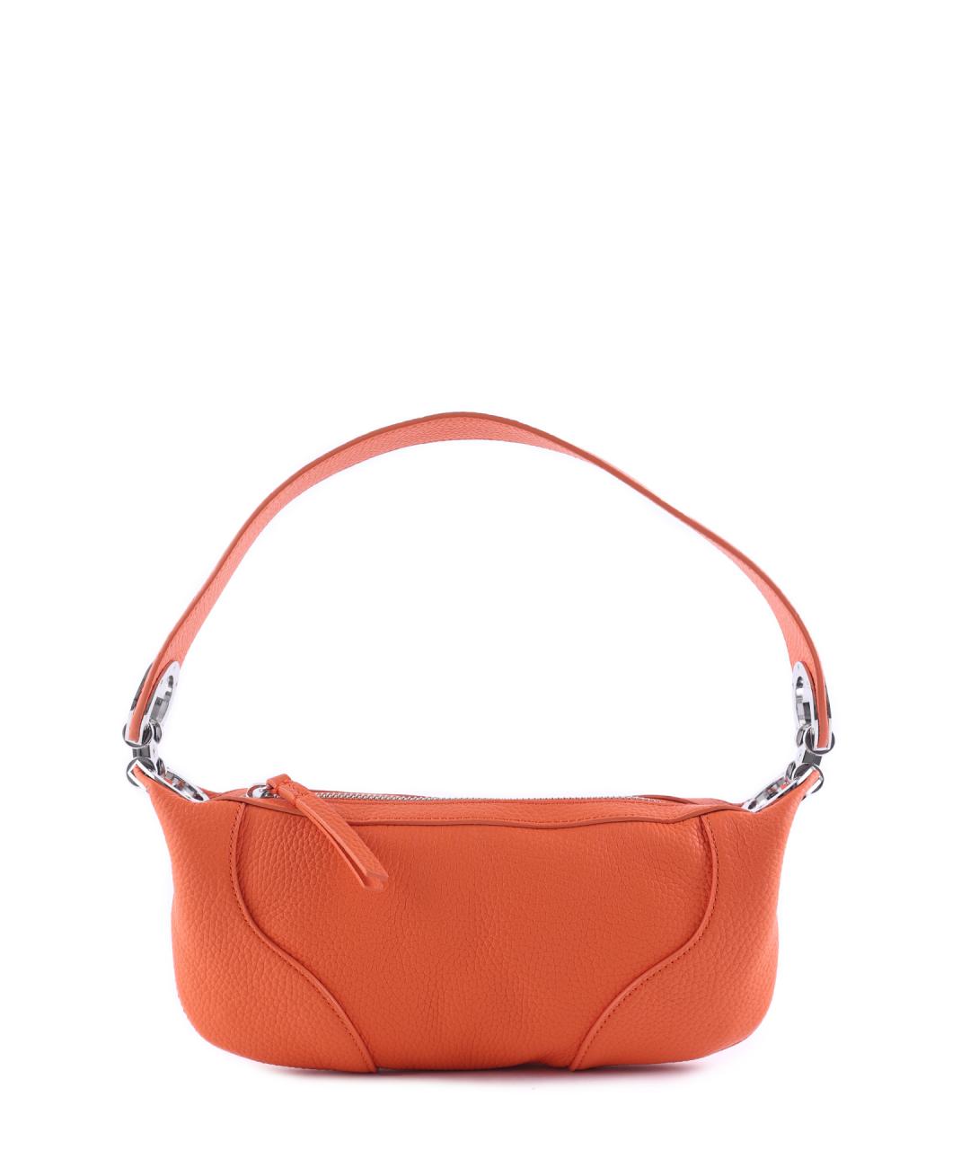 BY FAR Оранжевая кожаная сумка через плечо, фото 1