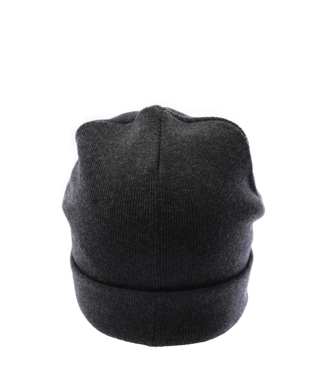 EMPORIO ARMANI Серая шапка, фото 5