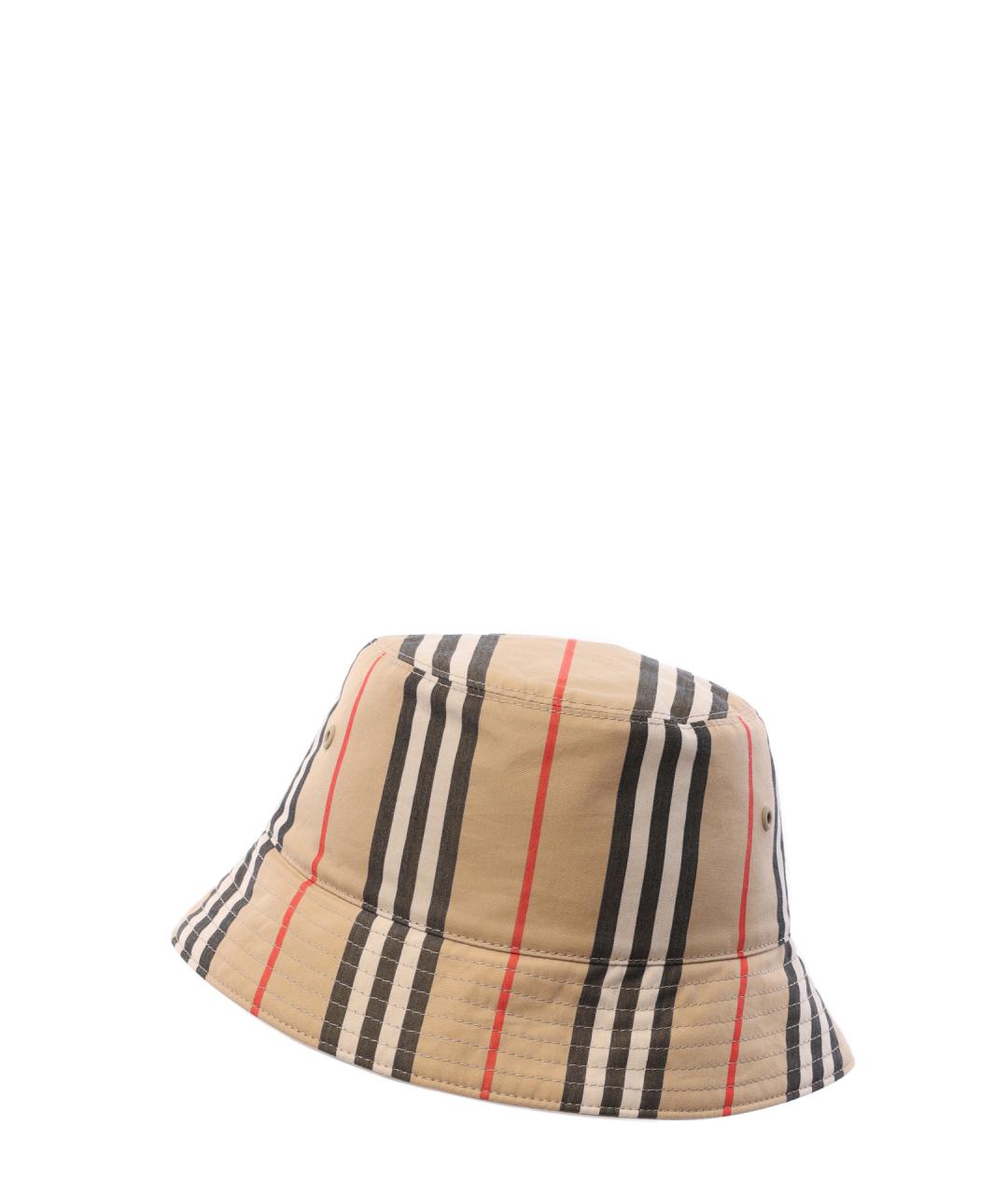 BURBERRY Бежевая хлопковая кепка/бейсболка, фото 2