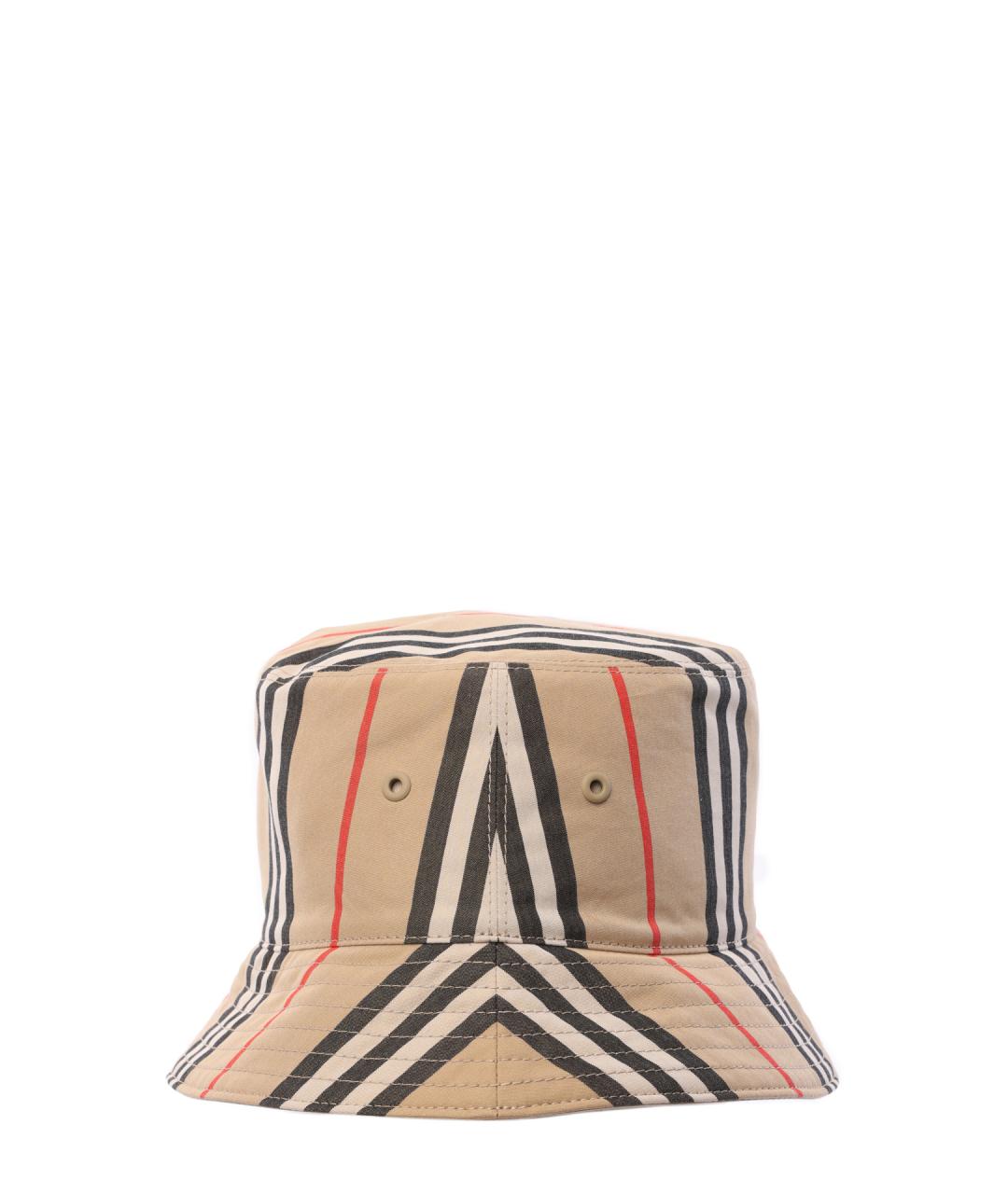 BURBERRY Бежевая хлопковая кепка/бейсболка, фото 4