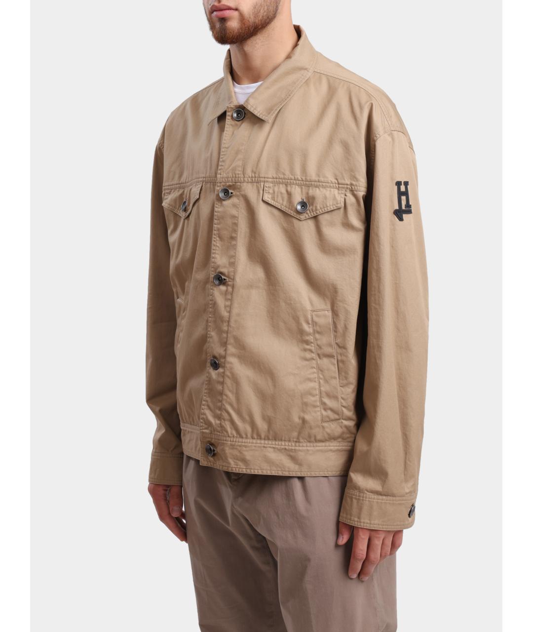 HERNO Бежевая хлопковая куртка, фото 3