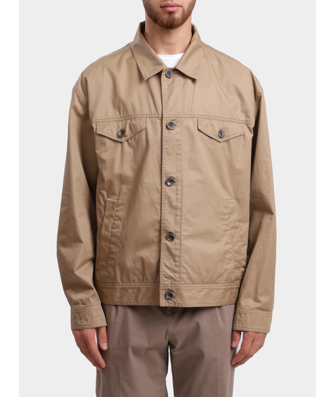 HERNO Бежевая хлопковая куртка, фото 5