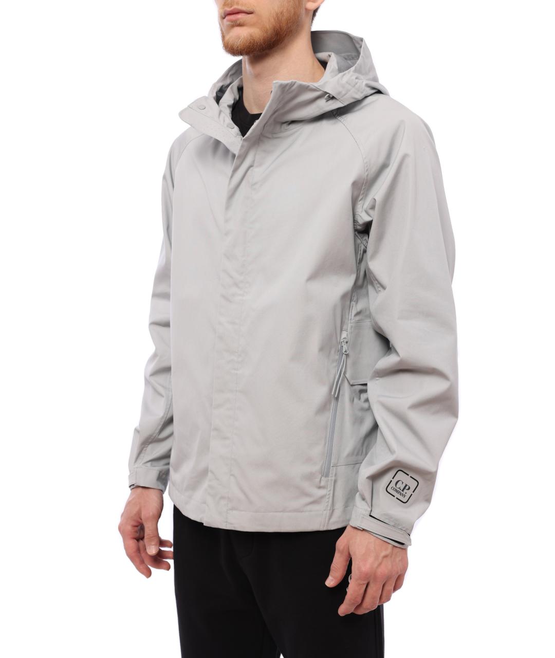 CP COMPANY Серая хлопковая куртка, фото 4