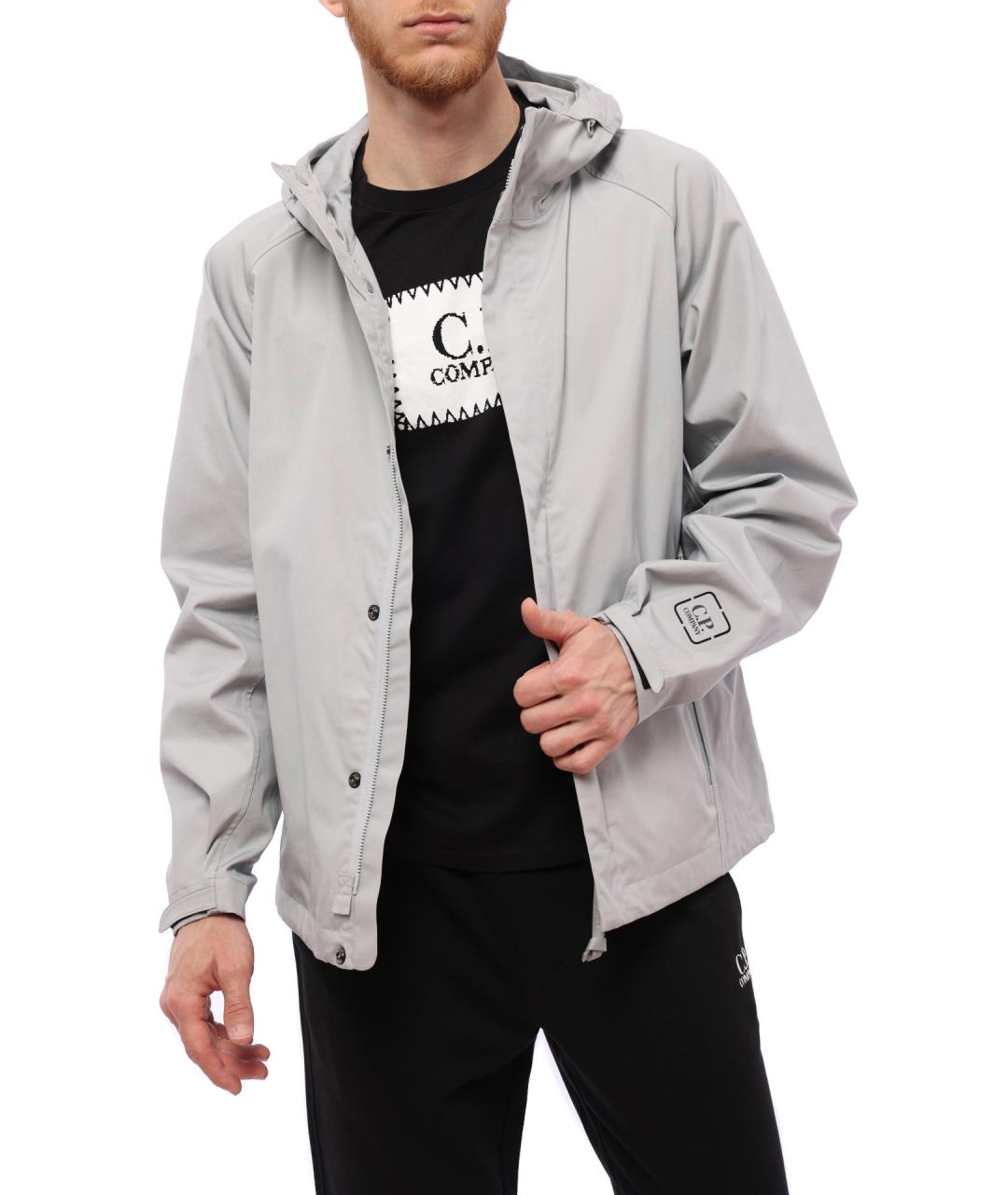 CP COMPANY Серая хлопковая куртка, фото 3
