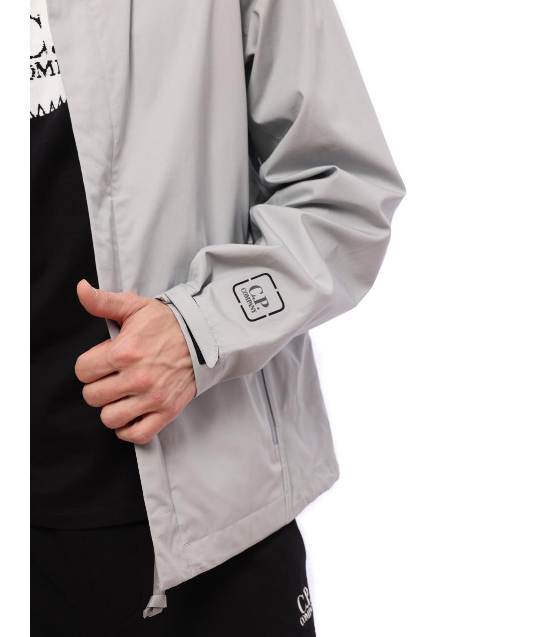 CP COMPANY Серая хлопковая куртка, фото 7
