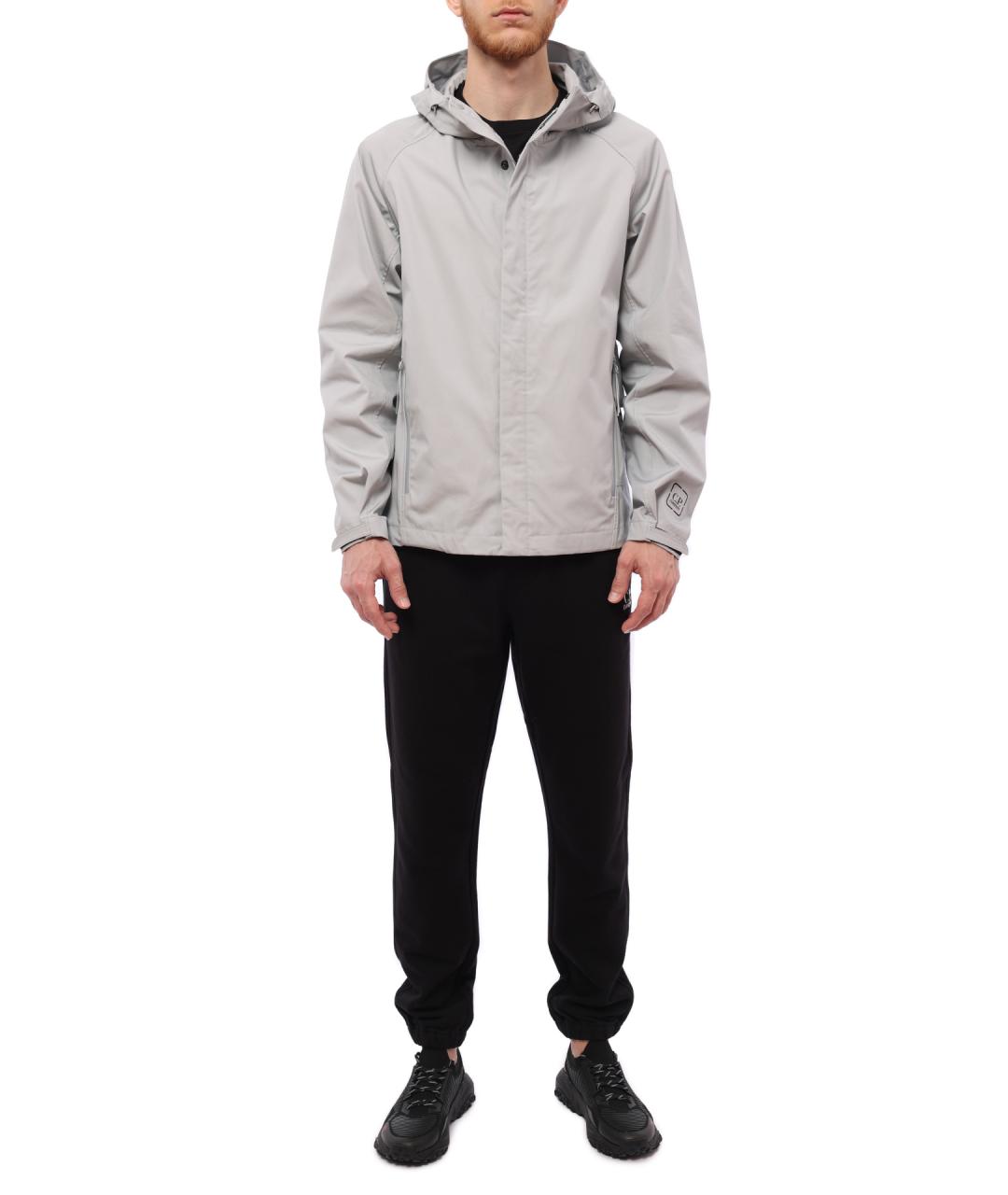 CP COMPANY Серая хлопковая куртка, фото 2