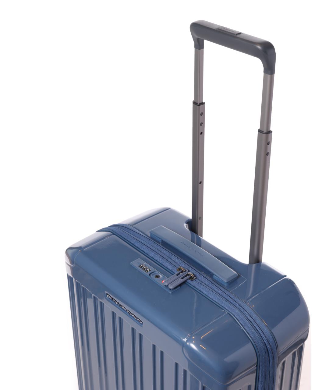 PIQUADRO Синий чемодан, фото 4