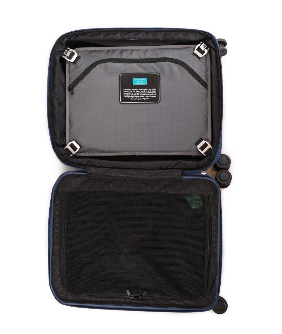 PIQUADRO Синий чемодан, фото 5