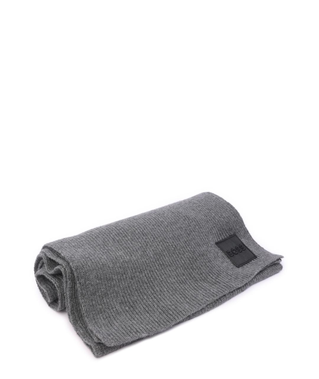 HUGO BOSS Серая шапка, фото 3