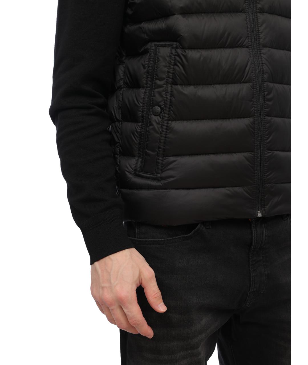 HUGO BOSS Черный полиамидовый жилет, фото 5