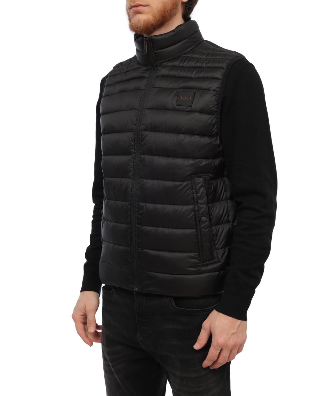 HUGO BOSS Черный полиамидовый жилет, фото 3