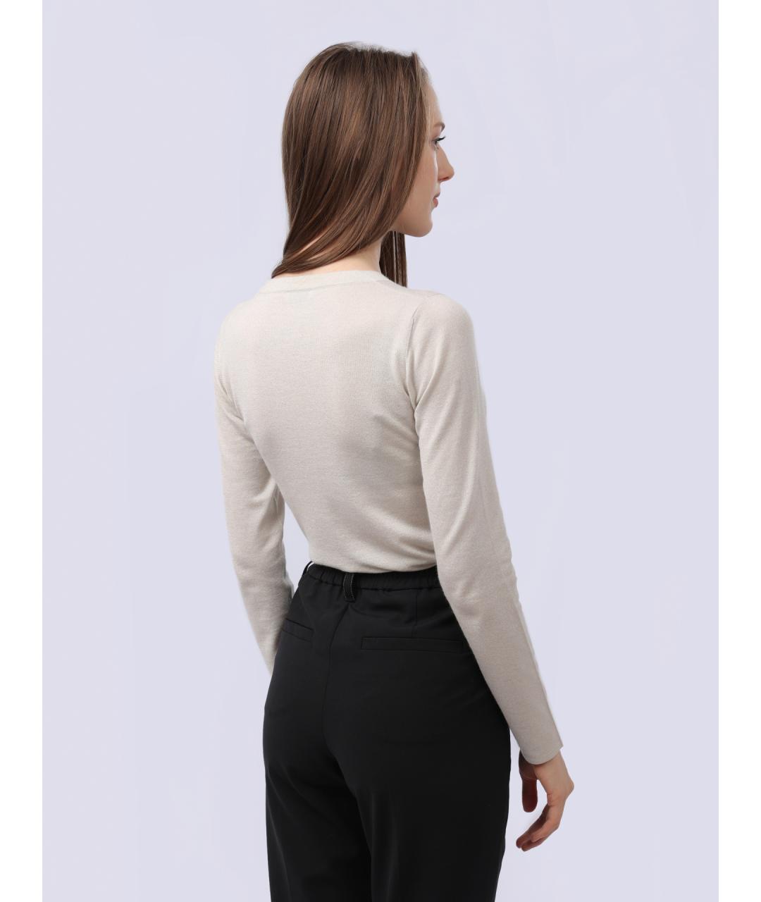 BRUNELLO CUCINELLI Белый шерстяной джемпер / свитер, фото 6