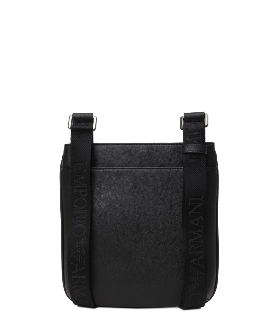 EMPORIO ARMANI Черная сумка на плечо, фото 3