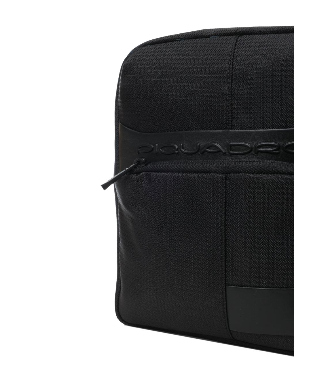 PIQUADRO Черная сумка на плечо, фото 5