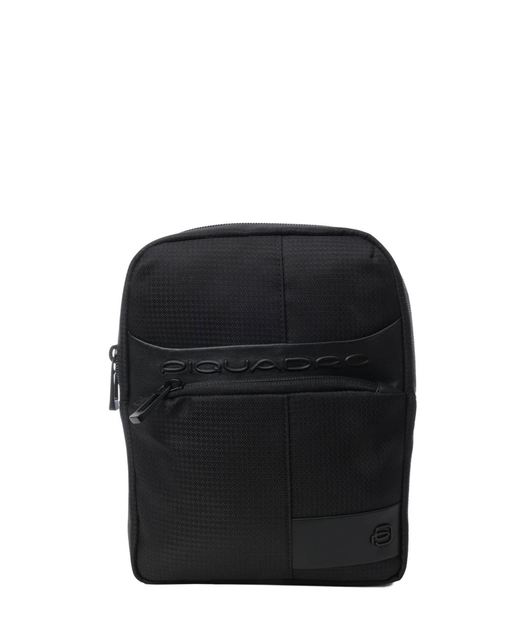 PIQUADRO Черная сумка на плечо, фото 1