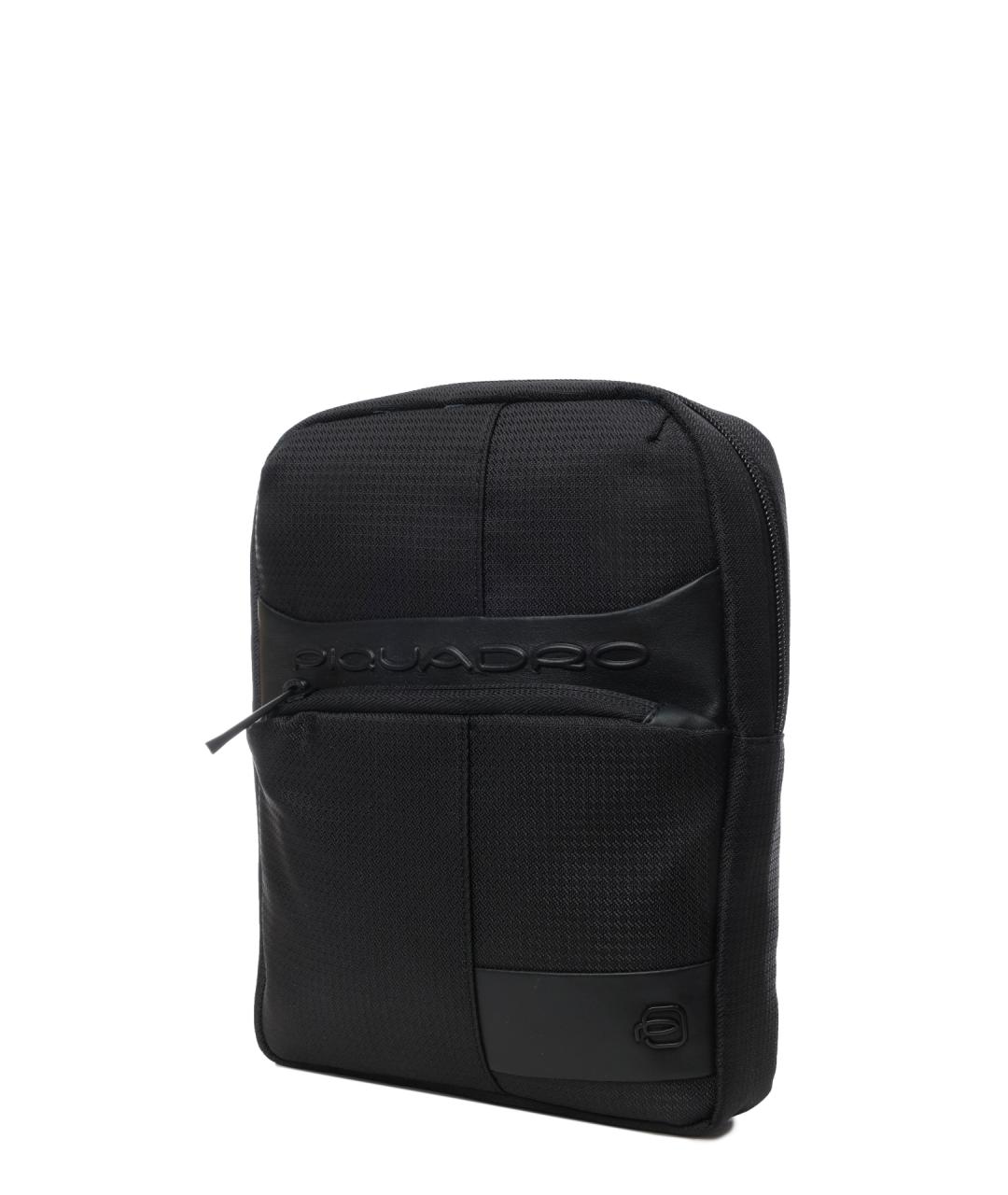 PIQUADRO Черная сумка на плечо, фото 2