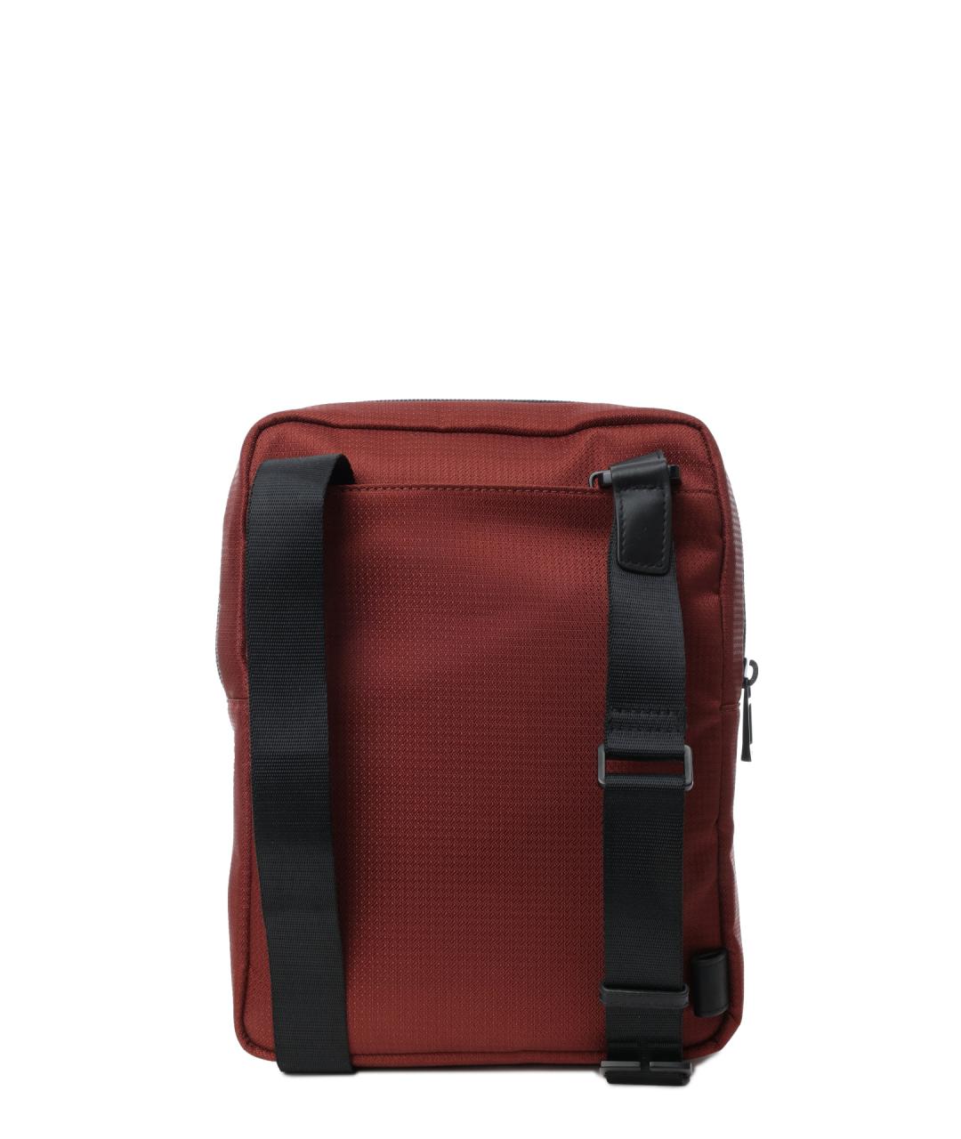 PIQUADRO Бордовая сумка на плечо, фото 3