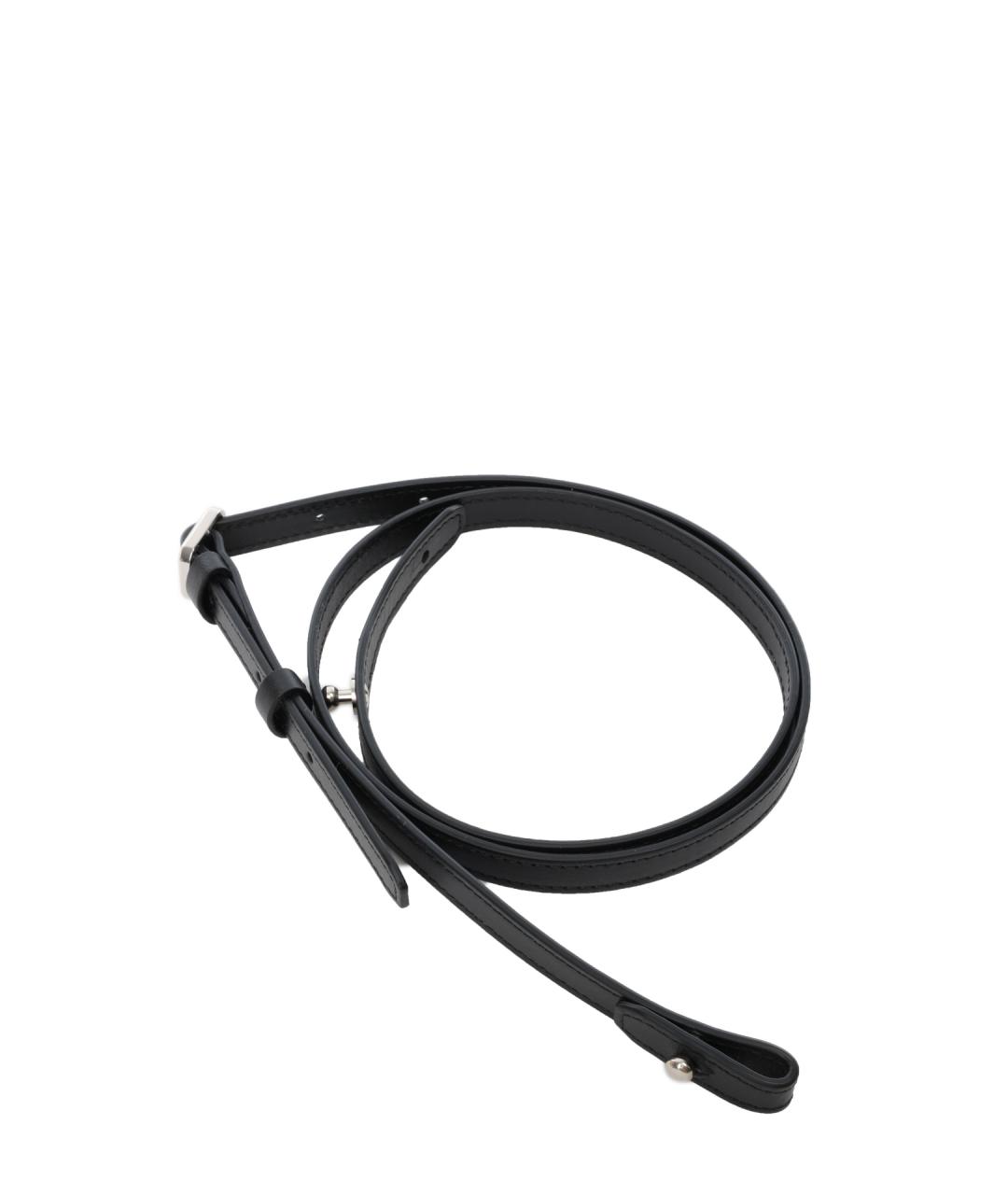 SANTONI Черная кожаная сумка тоут, фото 6