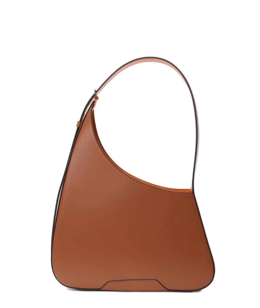 SANTONI Коричневая кожаная сумка через плечо, фото 4