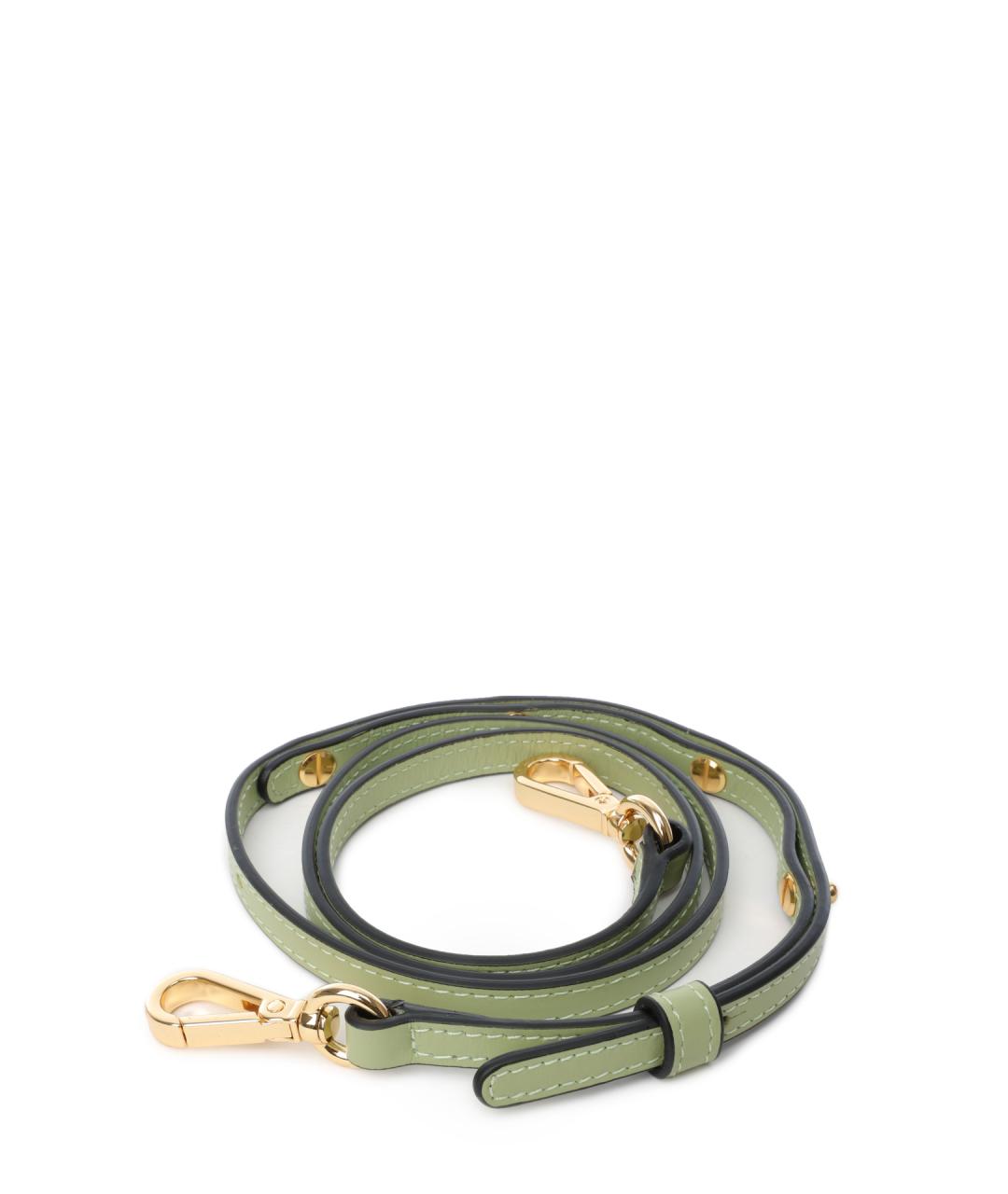 WANDLER Зеленая кожаная сумка через плечо, фото 6