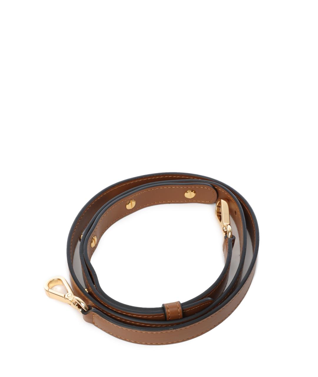 WANDLER Коричневая кожаная сумка через плечо, фото 6