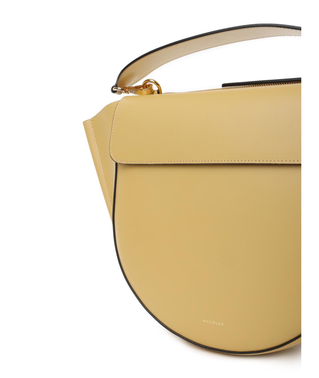 WANDLER Бежевая кожаная сумка через плечо, фото 5