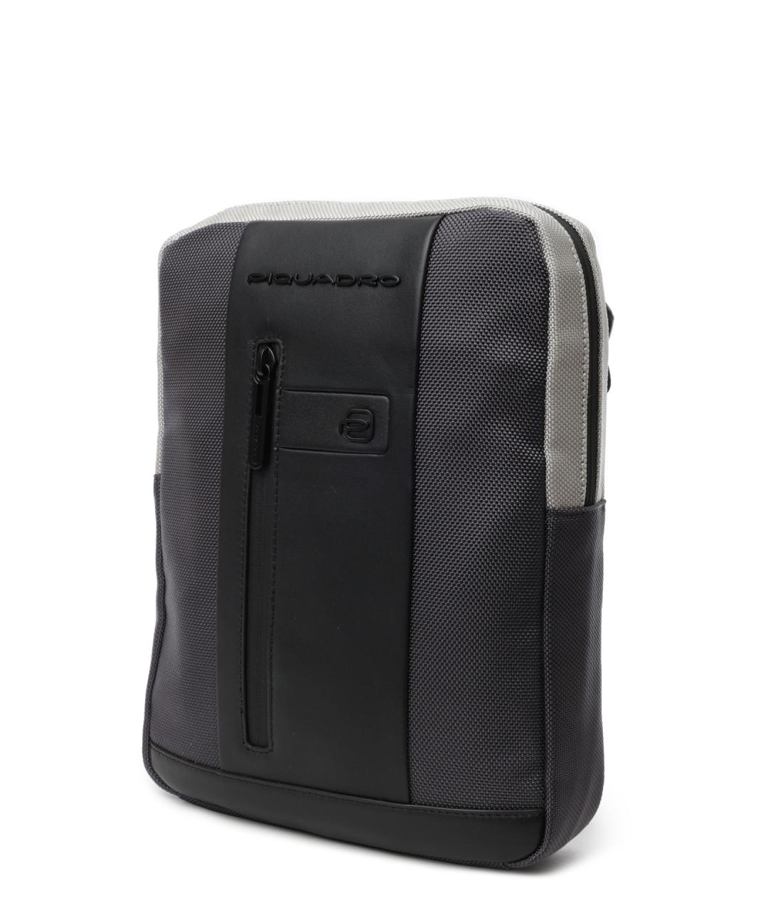 PIQUADRO Черная сумка на плечо, фото 2