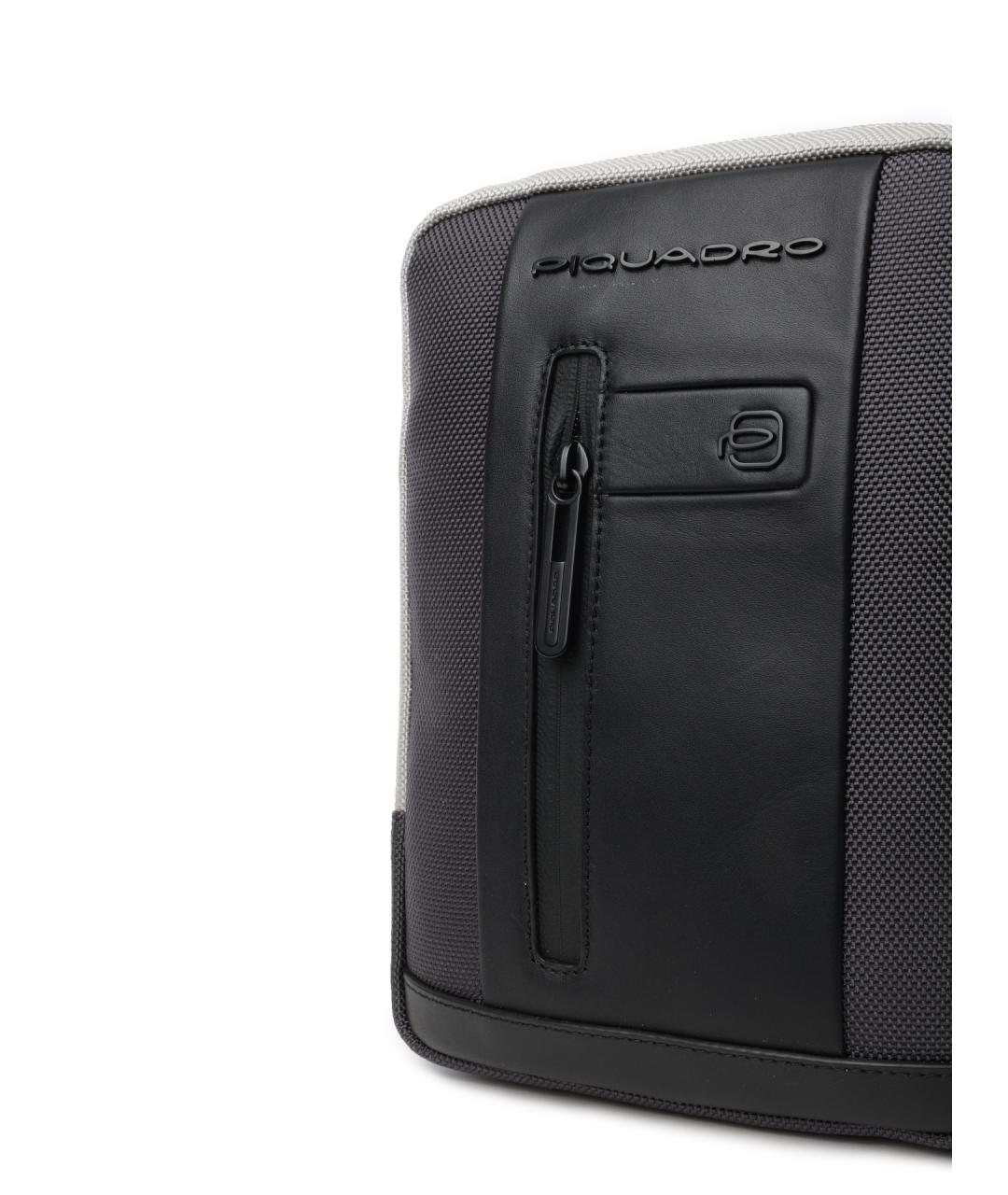 PIQUADRO Черный рюкзак, фото 4