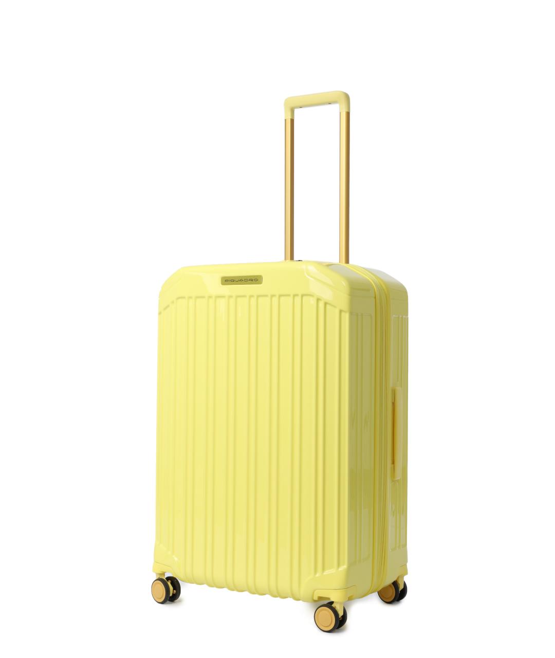 PIQUADRO Желтый чемодан, фото 1