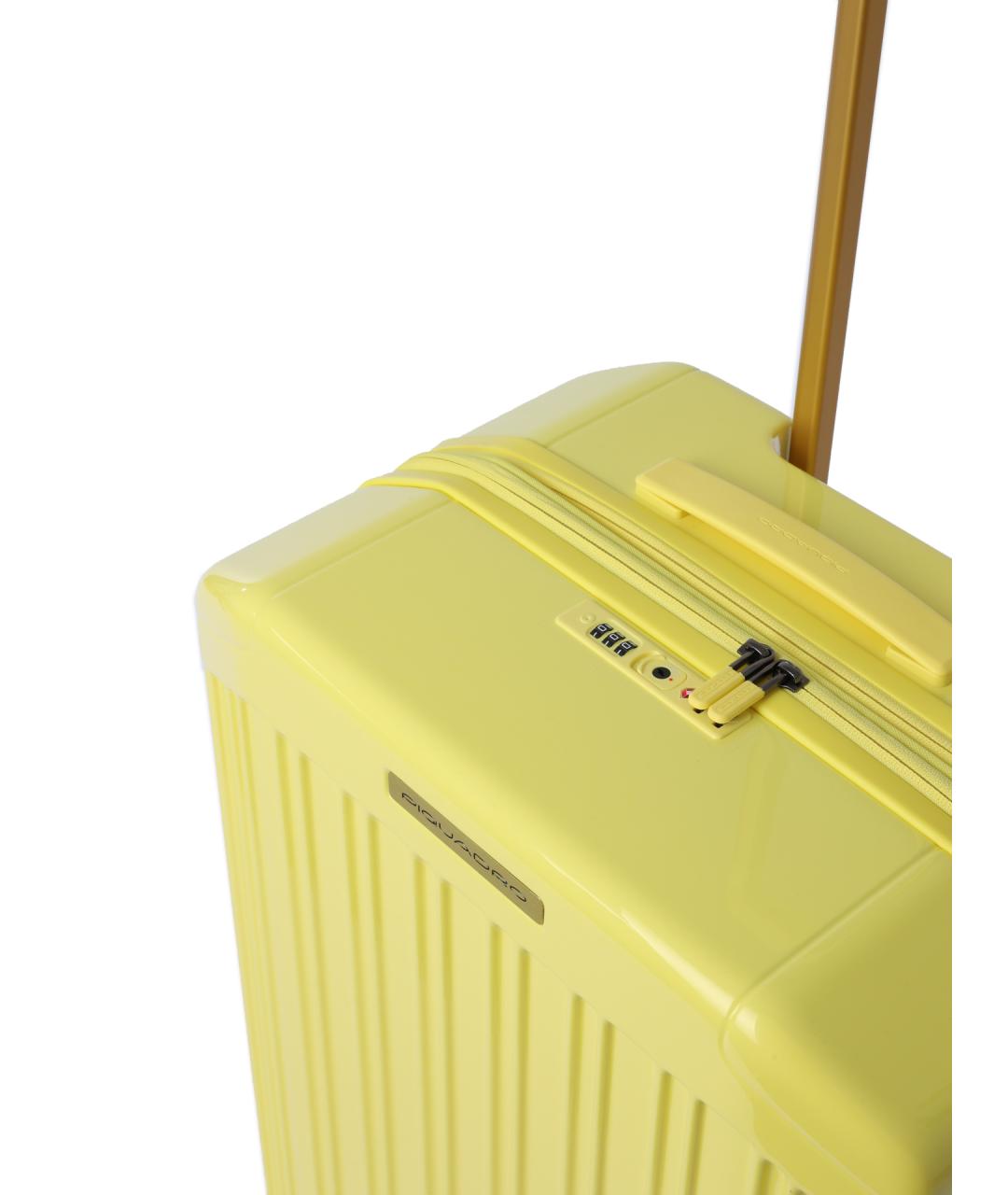 PIQUADRO Желтый чемодан, фото 5