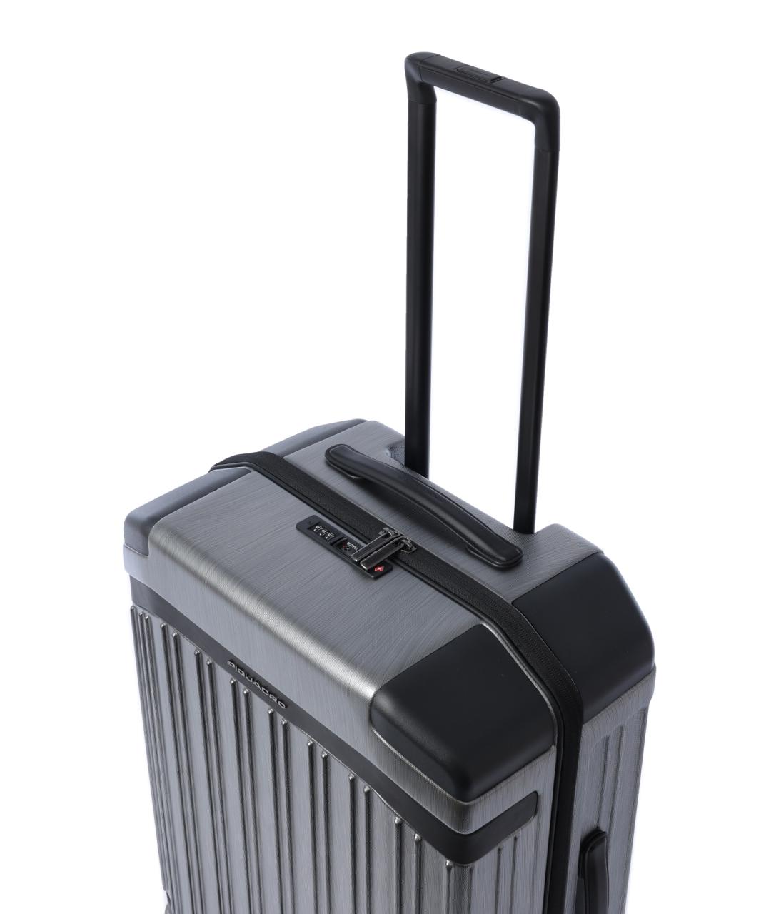 PIQUADRO Серебрянный чемодан, фото 4