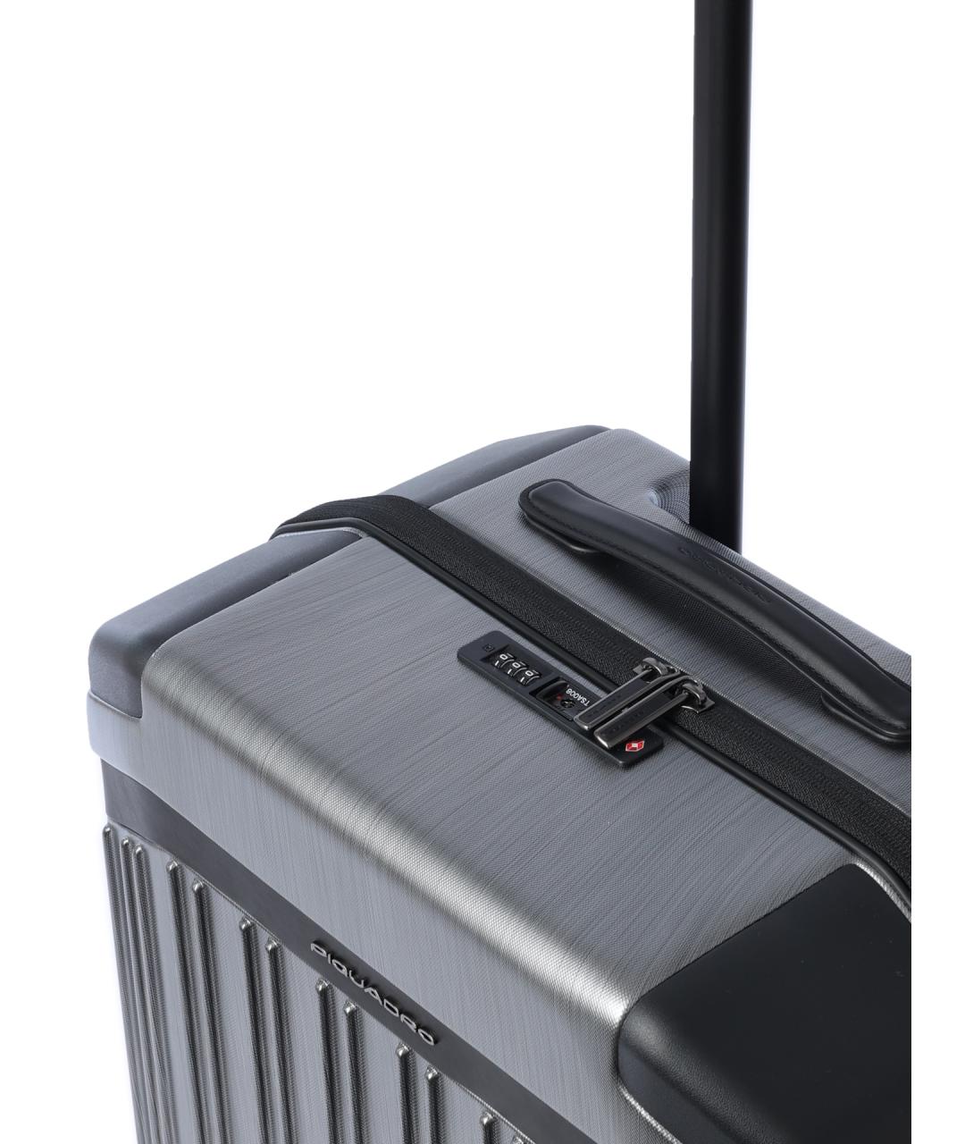 PIQUADRO Серебрянный чемодан, фото 5
