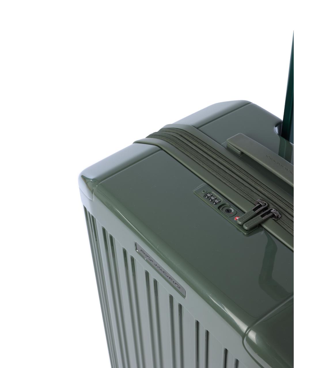 PIQUADRO Зеленый чемодан, фото 5