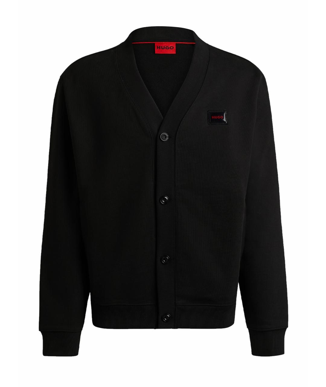 HUGO Черный кардиган, фото 1