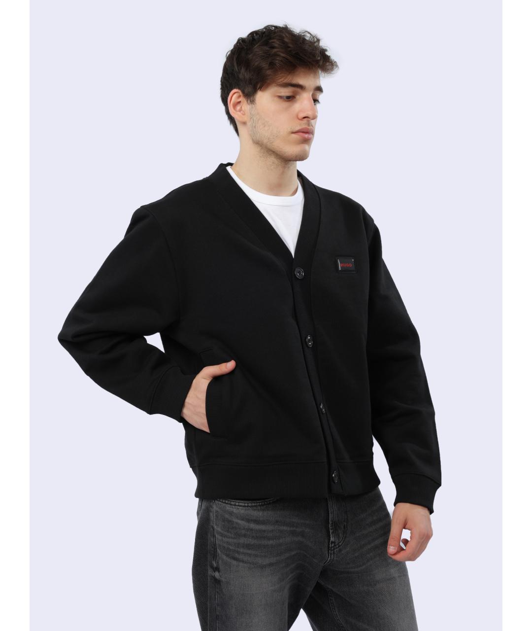 HUGO Черный кардиган, фото 4