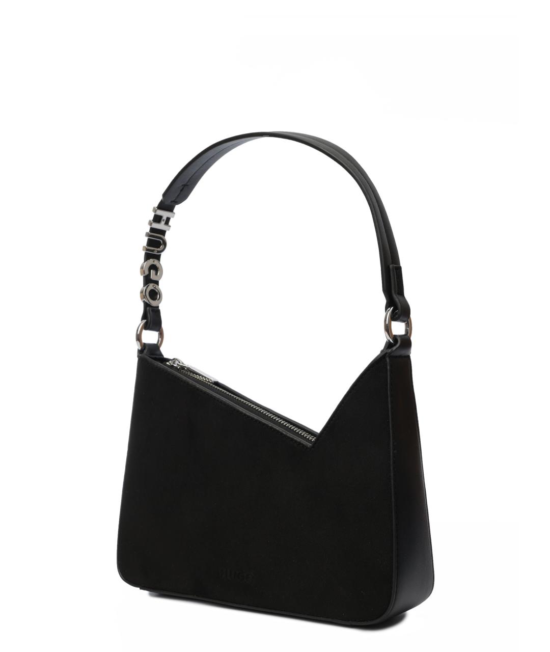 HUGO Черная сумка через плечо, фото 3