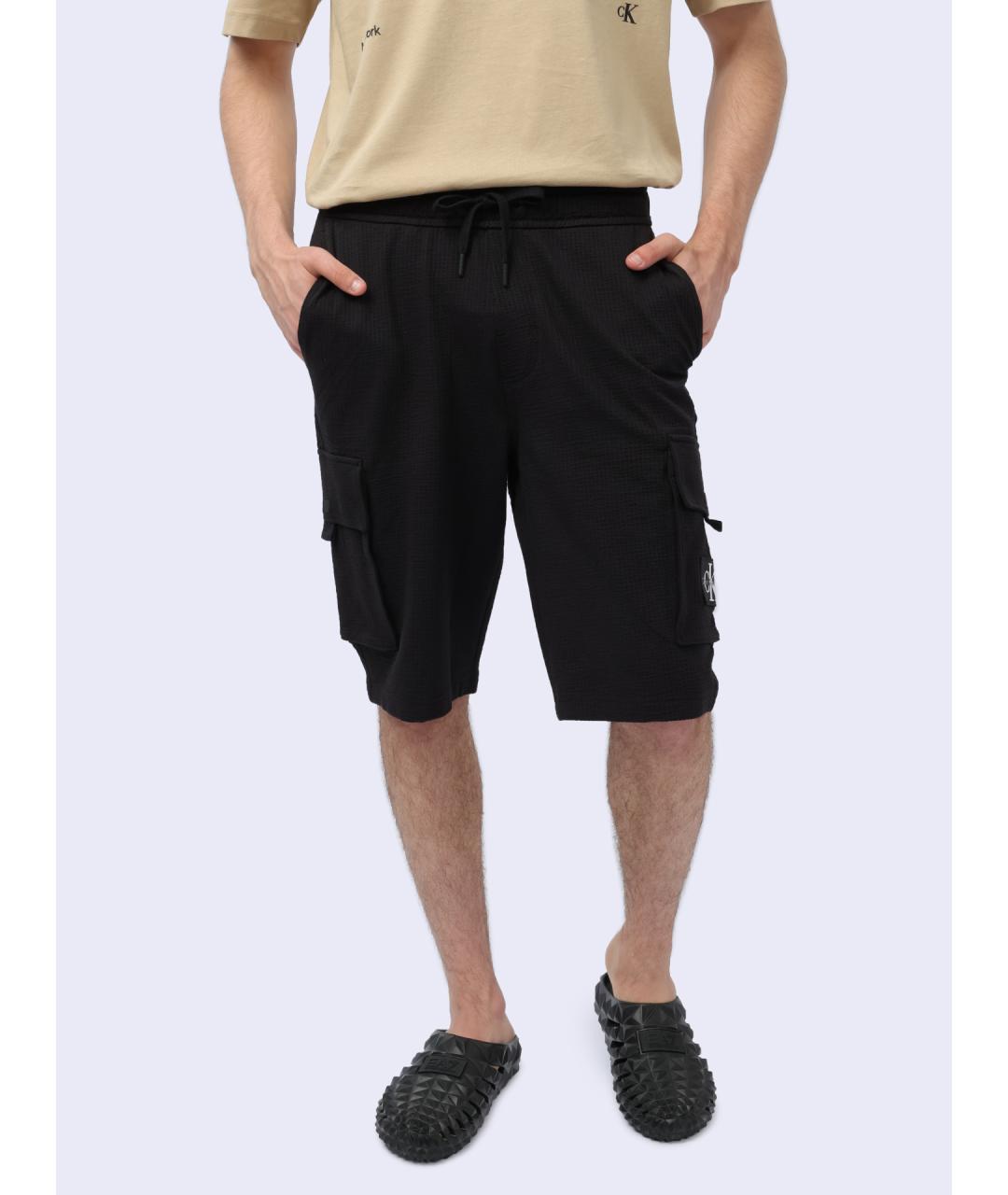CALVIN KLEIN Черные шорты, фото 2