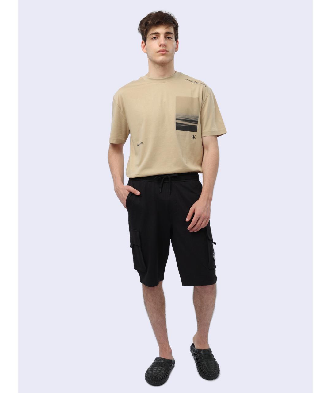 CALVIN KLEIN Черные шорты, фото 6