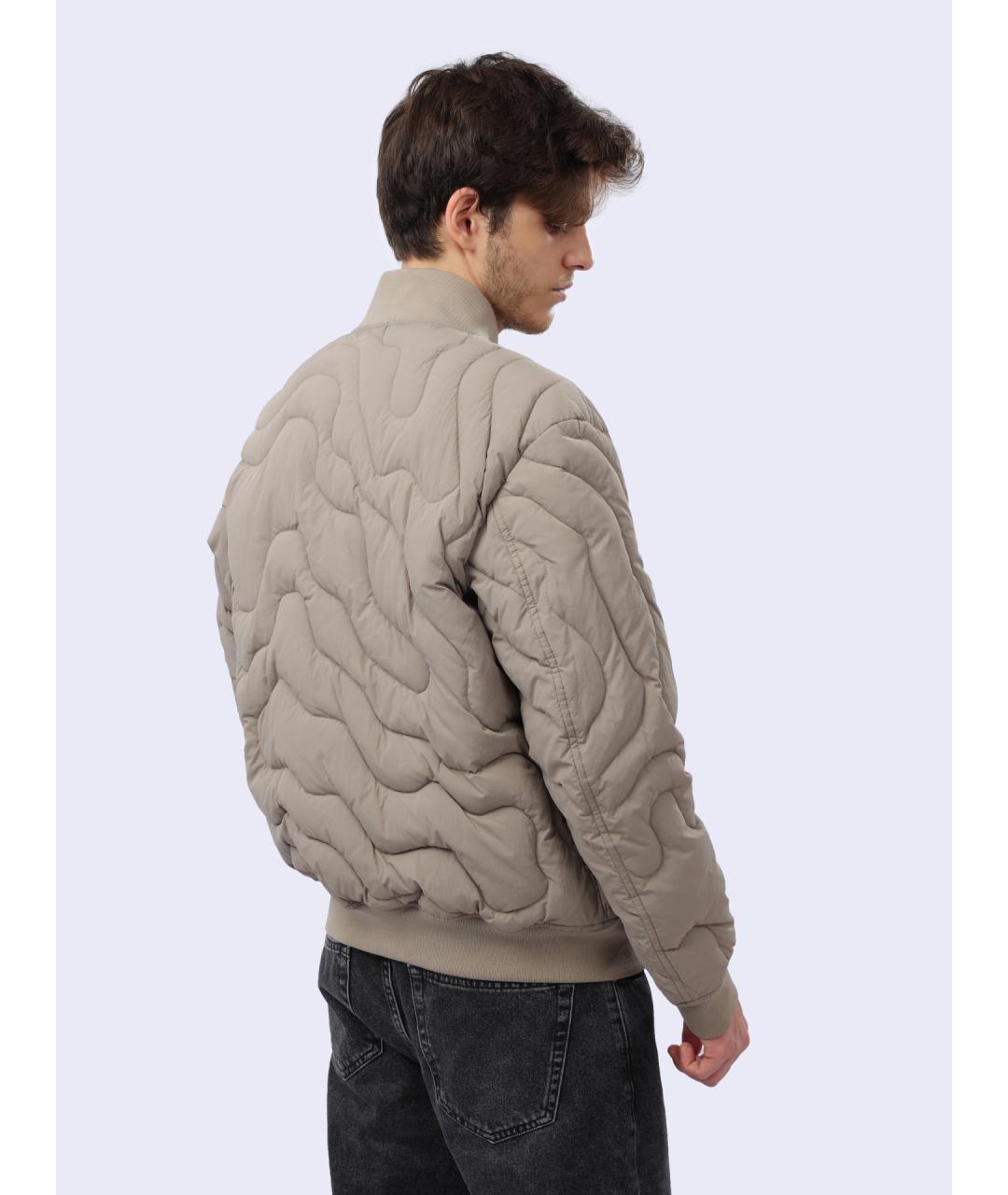 HUGO BOSS Бежевая полиамидовая куртка, фото 5