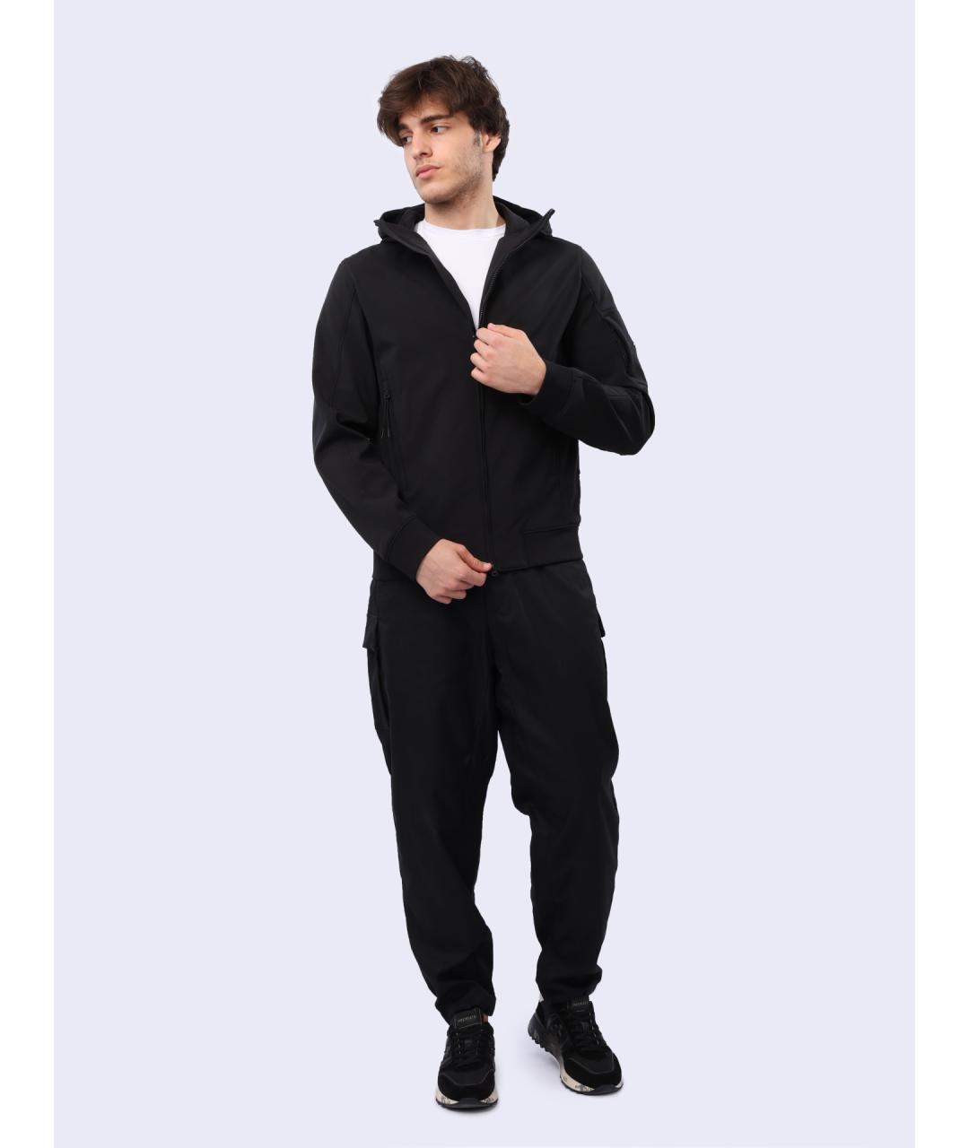CP COMPANY Черная куртка, фото 2