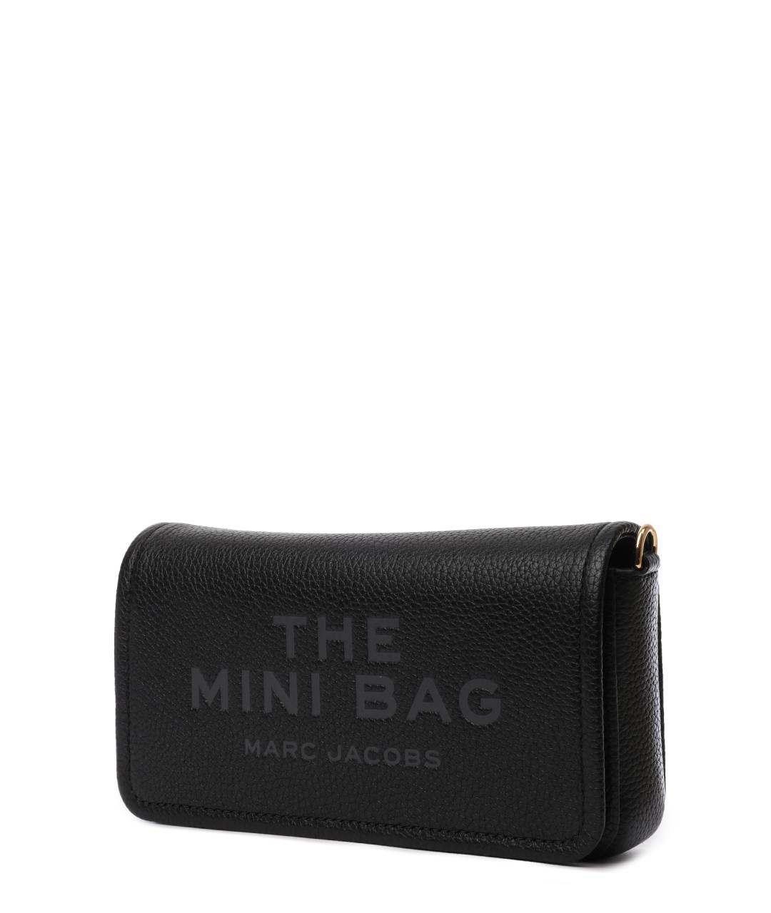 MARC JACOBS Черная кожаная сумка через плечо, фото 2